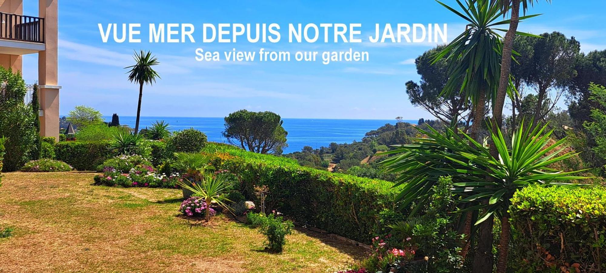 Dans Un Cadre D'Exception, Vue Mer Panoramique A Agay Cote D'Azur, Village Vacances Cap Esterel, T2 Avec Jardin, Golf, Climatisation, Wifi, 5 Piscines Saint-Raphaël Екстериор снимка
