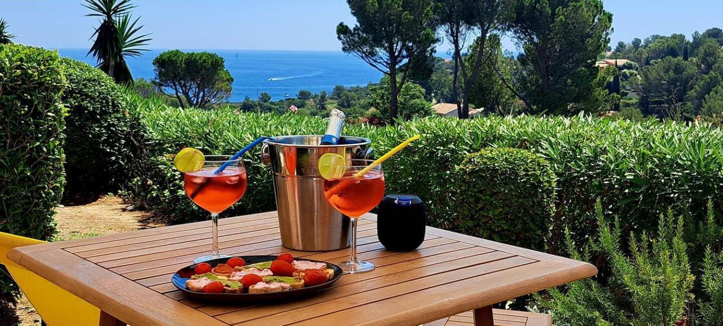 Dans Un Cadre D'Exception, Vue Mer Panoramique A Agay Cote D'Azur, Village Vacances Cap Esterel, T2 Avec Jardin, Golf, Climatisation, Wifi, 5 Piscines Saint-Raphaël Екстериор снимка